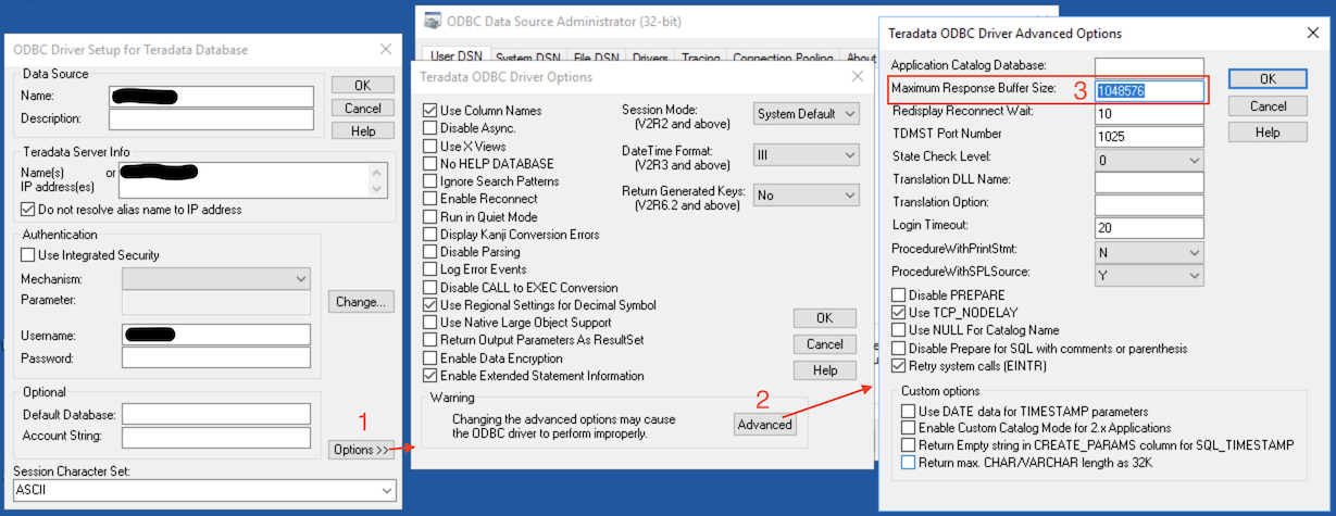 How to Increase Client Response Buffer Size - Datometry